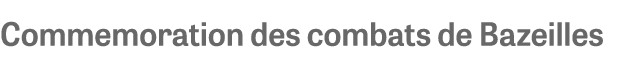 Commemoration des combats de Bazeilles