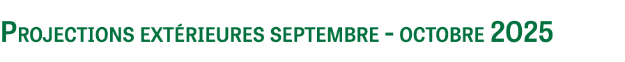 Projections ext rieures septembre octobre 2025
