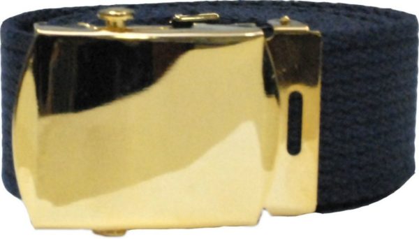Ceinture toile bleu marine