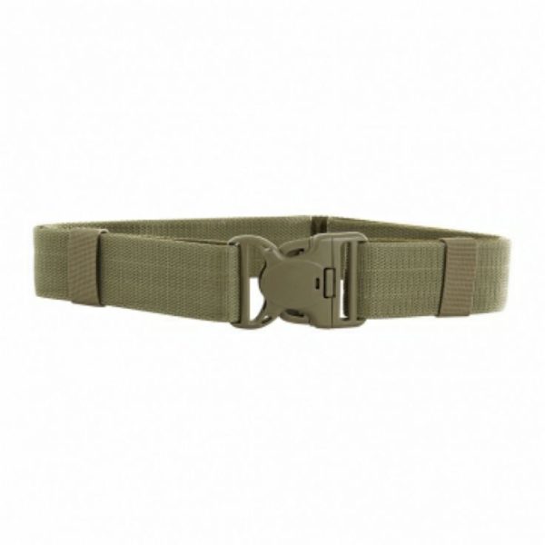 Ceinturon de combat kaki - boucle sécurité 3 points - réglable