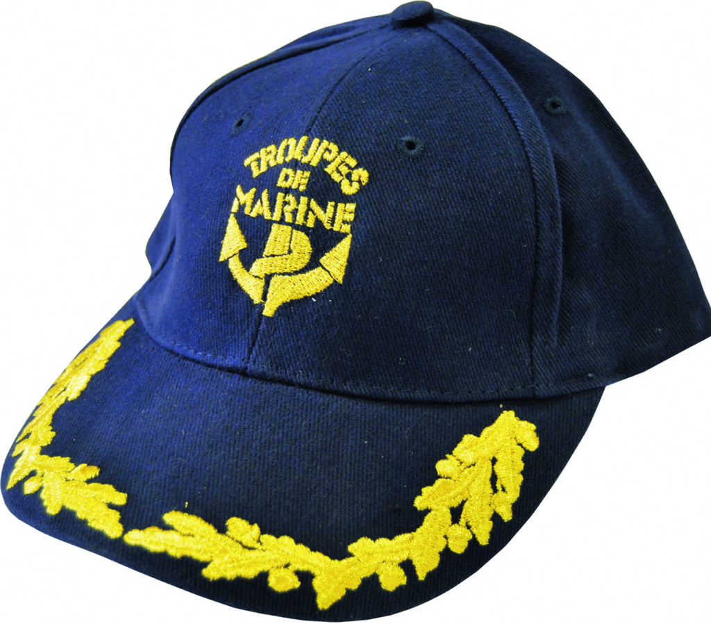 Casquette de vétéran de la marine américaine. Chapeau brodé de la