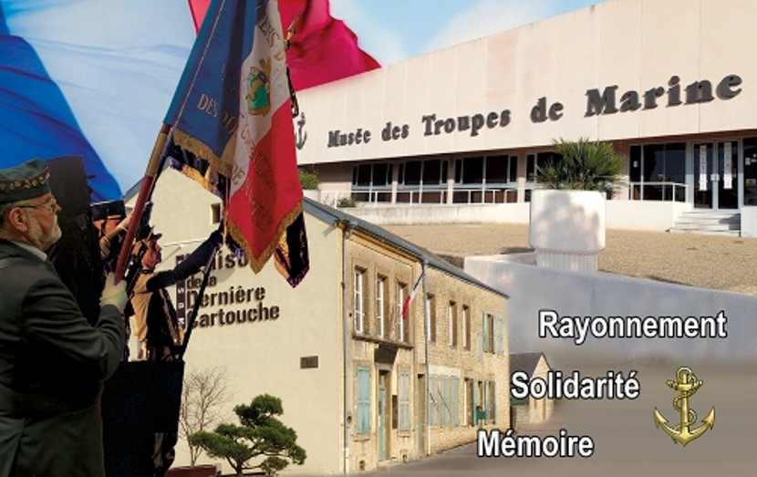 Calot Troupes De Marine Taille 53 Avec Ancre Dorée (non Monté) - Insigne Bigore Marsouin