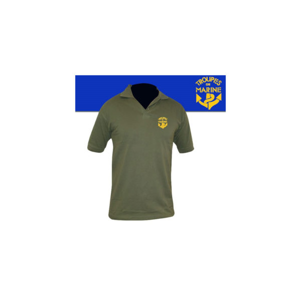 Polo kaki imprimé TDM