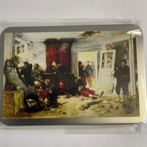 Boite de 18 mini tablettes de chocolat noir artisanal "boite personnalisée en alu".