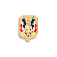 Pin's porte drapeau 22 mm