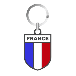 Porte clés écusson France