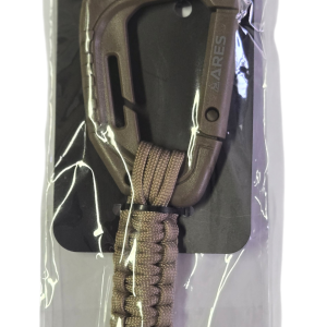 Mousqueton paracorde coyote 19 cm